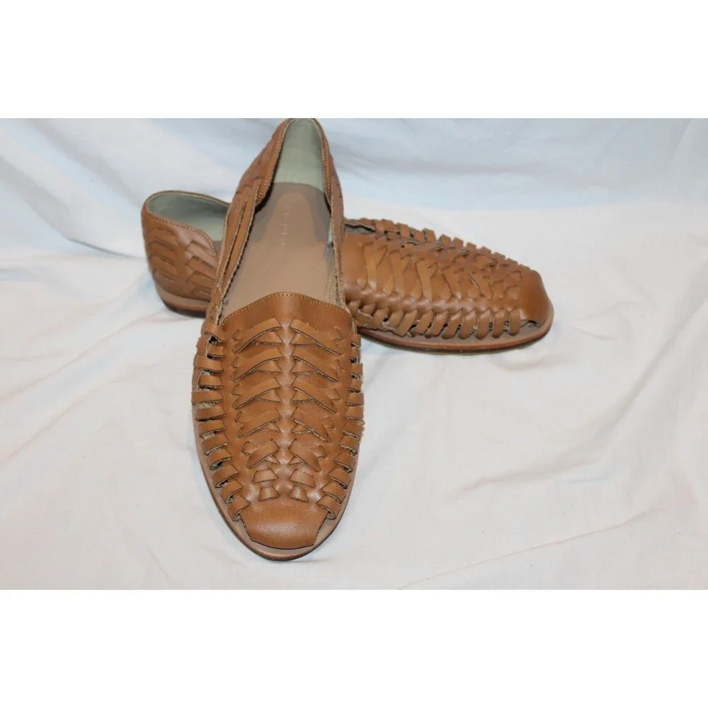 Nisolo Leather Sandal Huarache Men's ALMOND BROWN NWOB SZ 12 MSRP $150